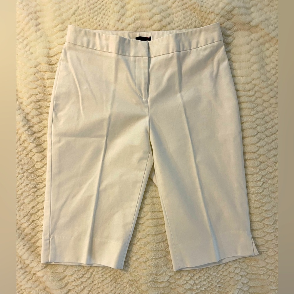 White Dress Shorts Size 8